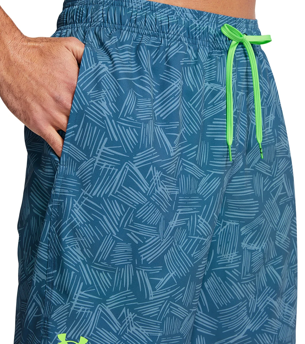 Under Armour Men's UA Palm Sketch Compression Swim Trunks - Image 5