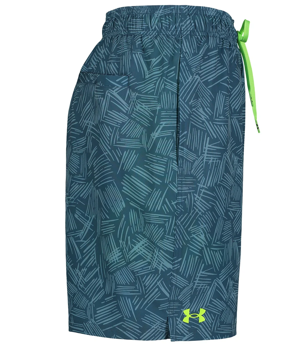 Under Armour Men's UA Palm Sketch Compression Swim Trunks - Image 7