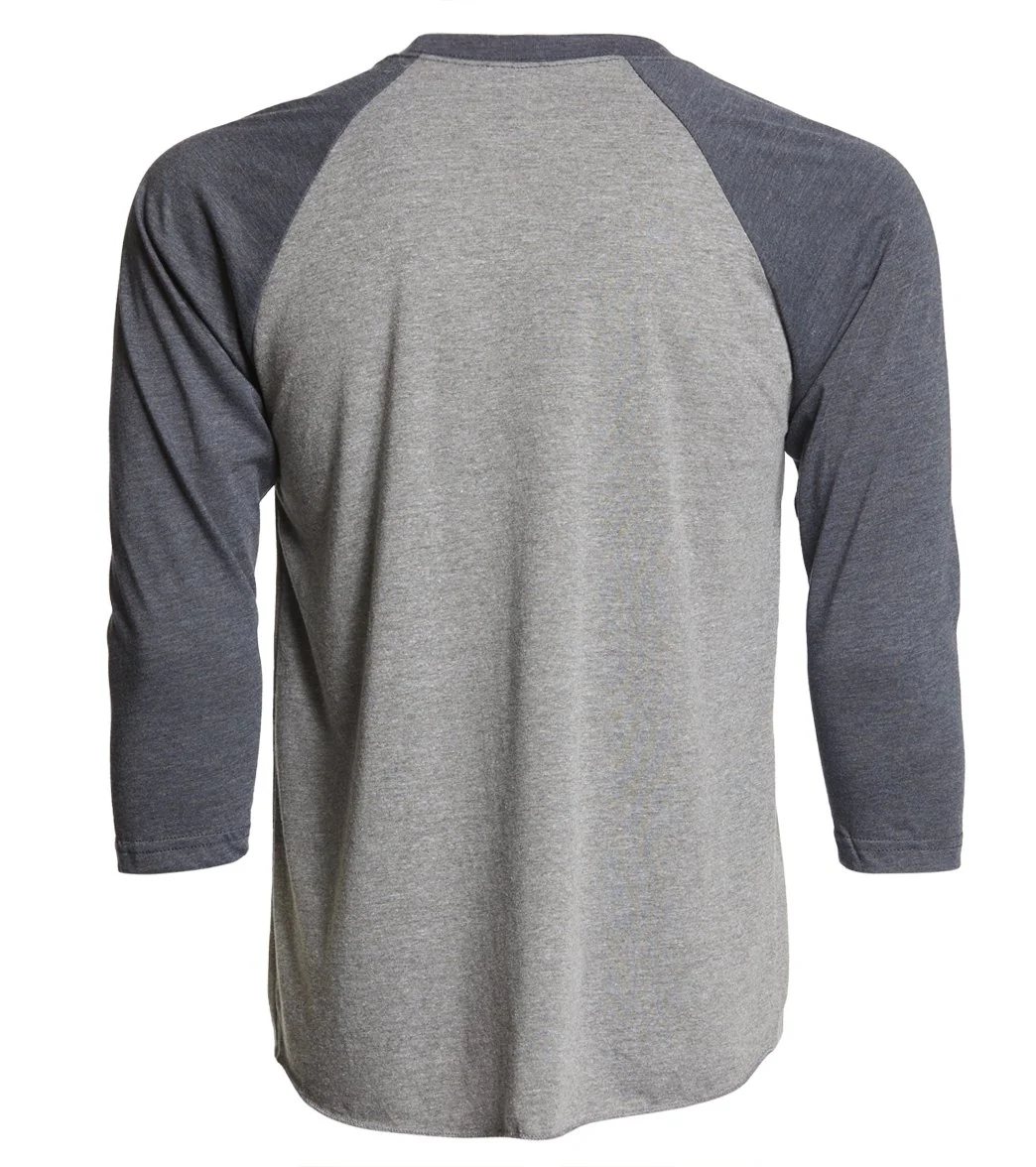 USA Swimming Unisex Caps and Fins Raglan T-Shirt - Image 3