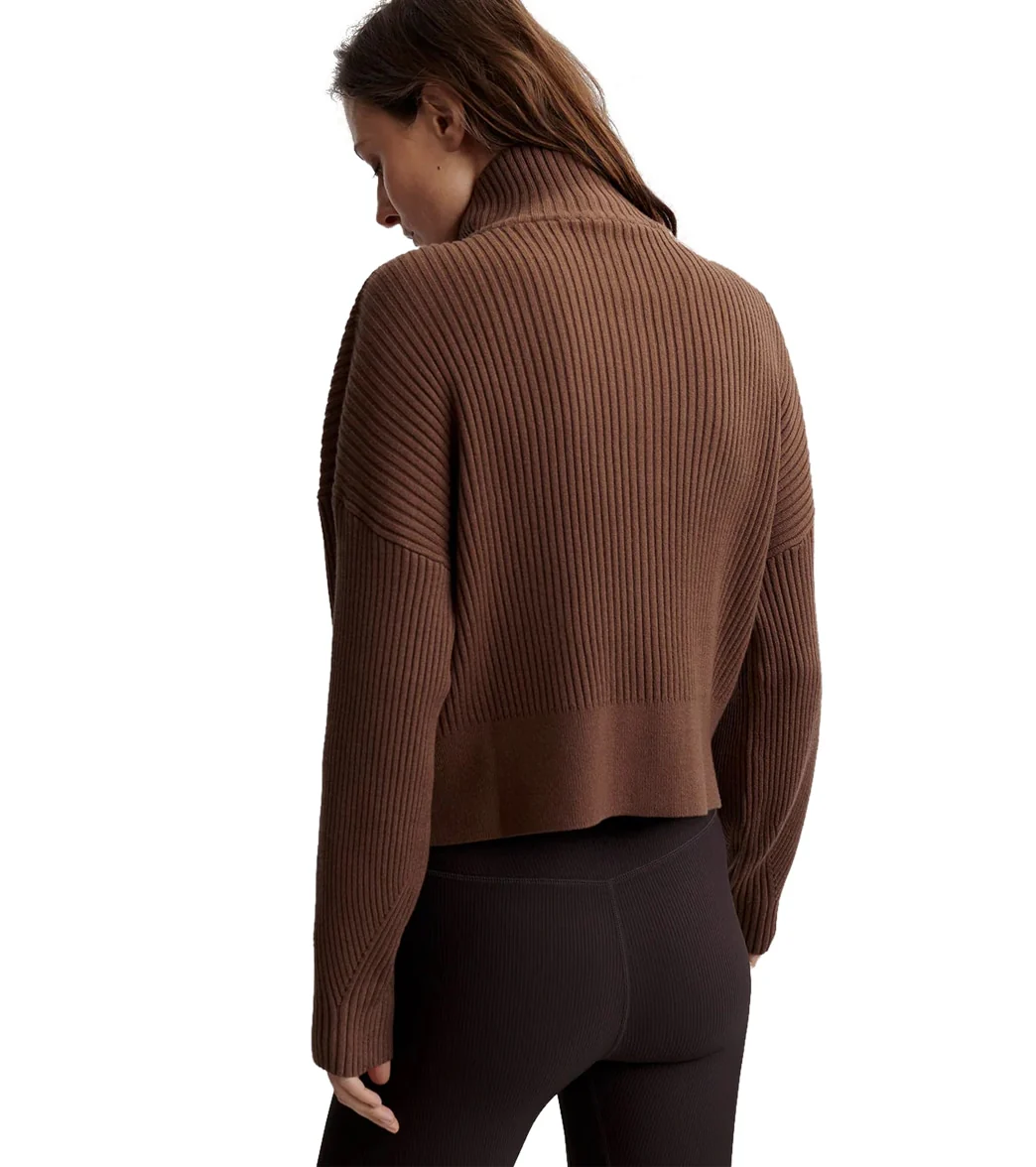 Varley Carmen Rib Knit Zip Through - Image 2