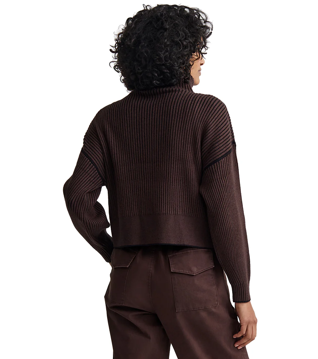 Varley Carmen Rib Knit Zip Through - Image 8
