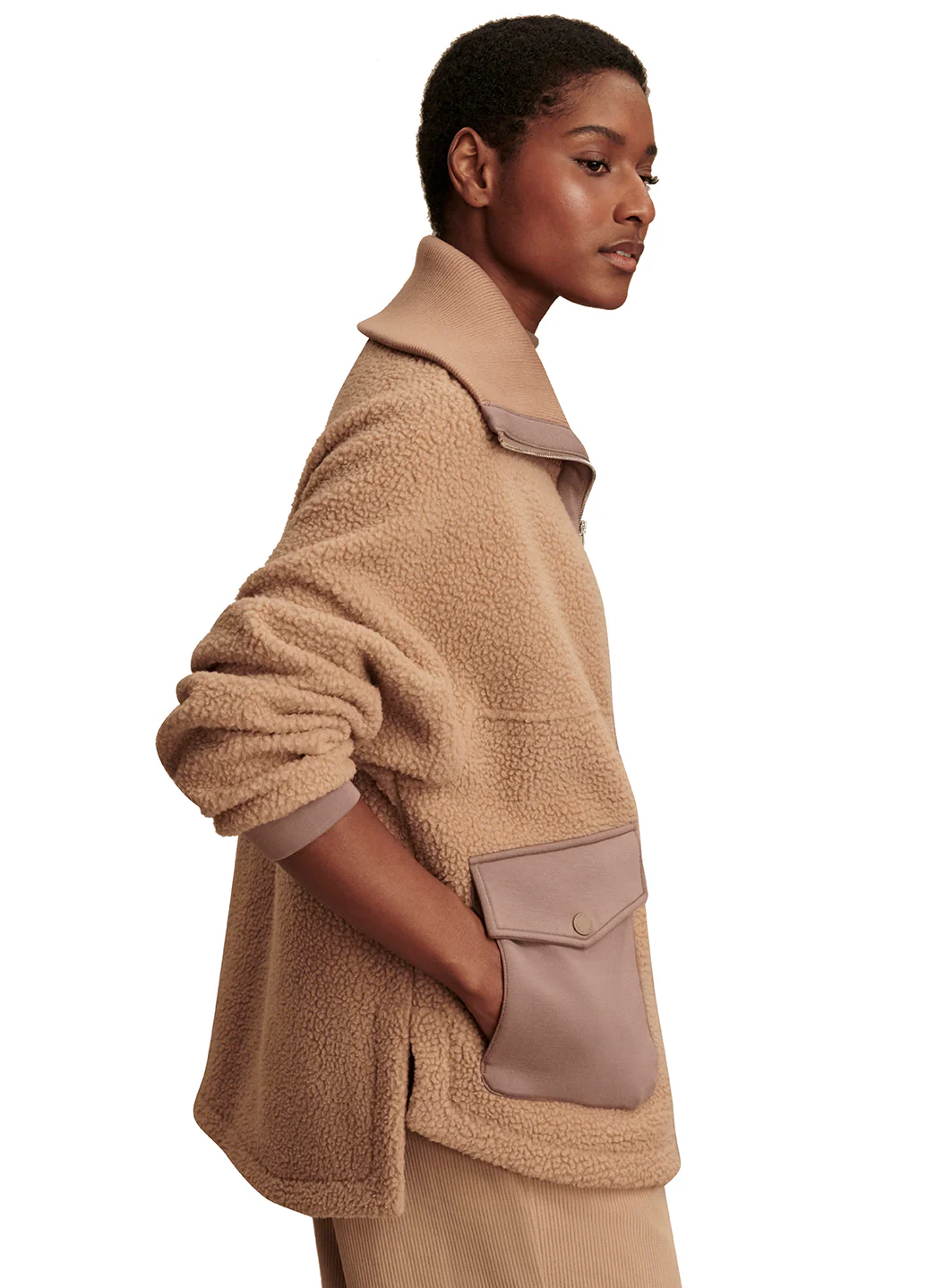 Varley Eleanor Patch Pocket Fleece Jacket - Image 3