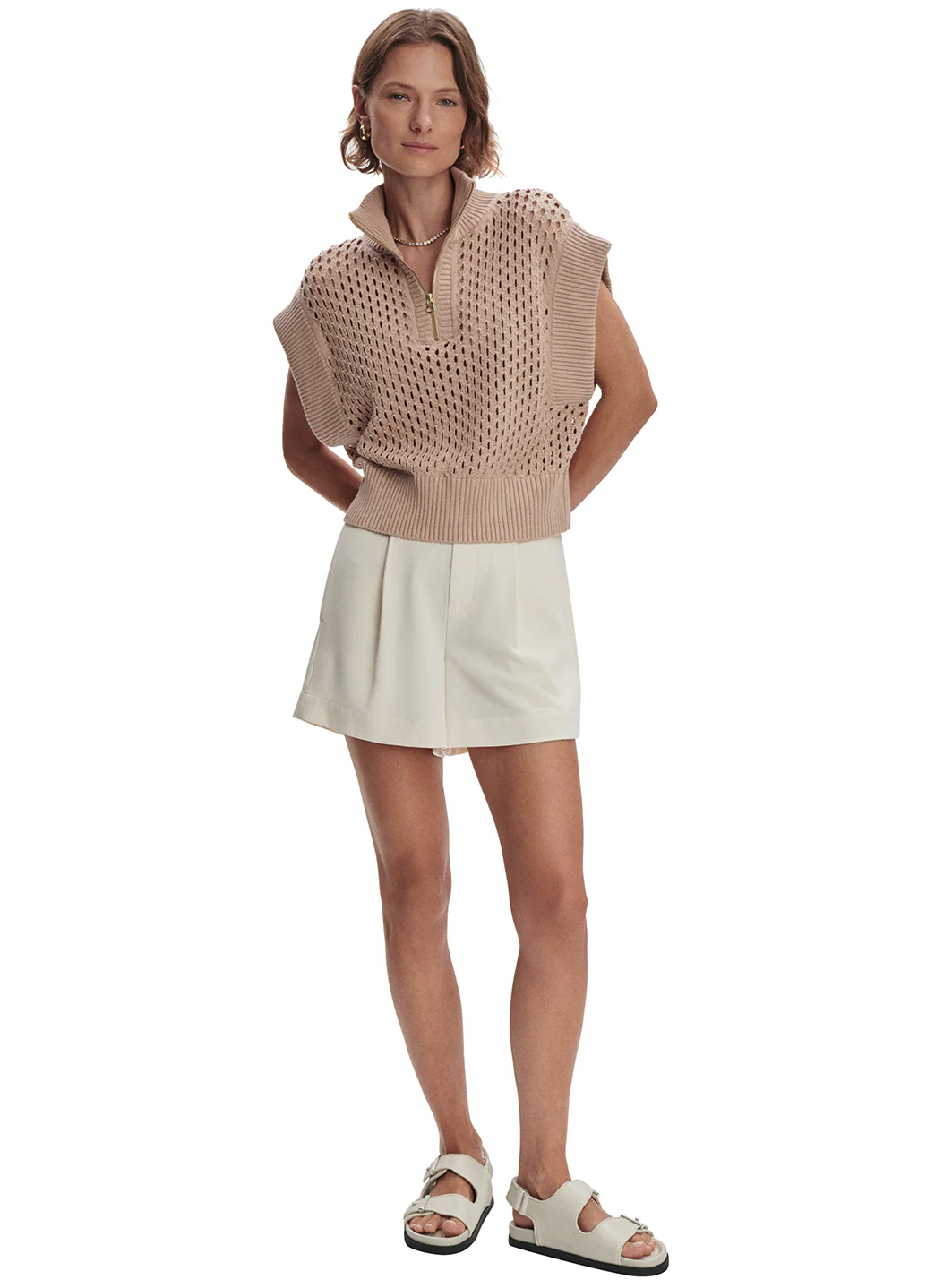Varley Gaines Half Zip Knit Top - Image 12