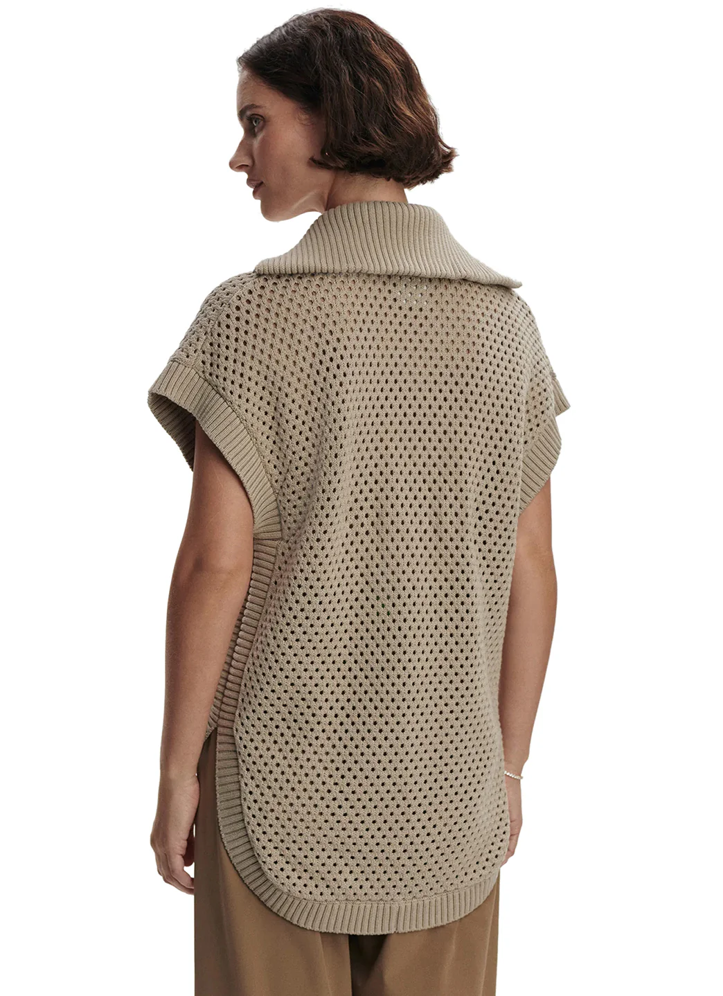 Varley Gianna Zip Through Sweater Vest - Image 4
