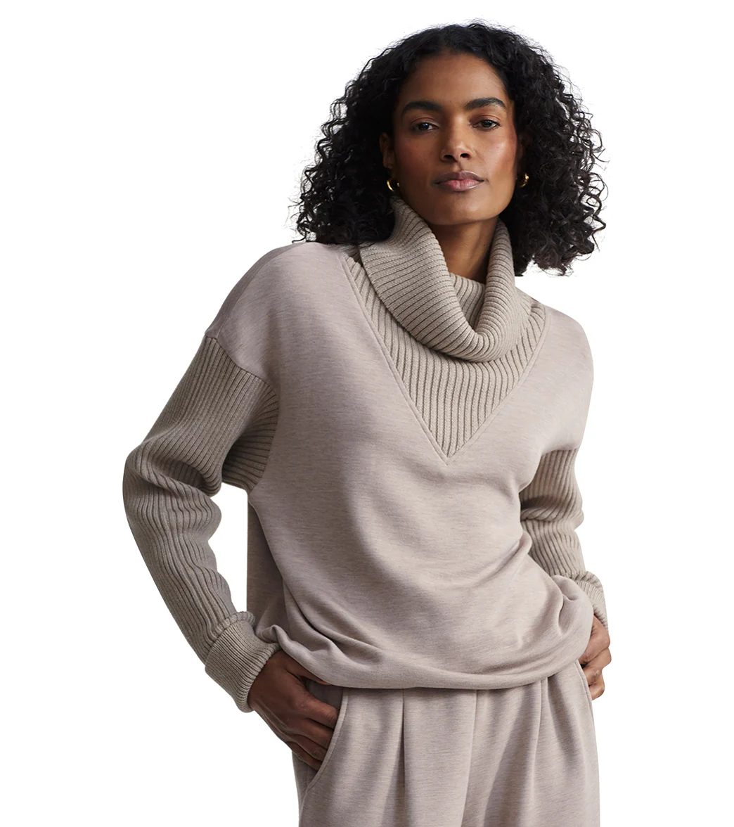 Varley Hannah Cowl Neck Sweat - Image 2