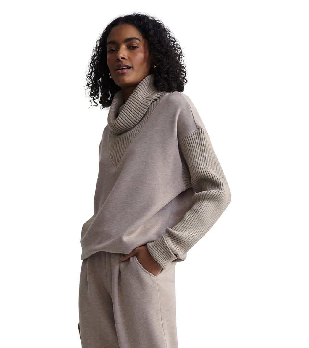Varley Hannah Cowl Neck Sweat - Image 5
