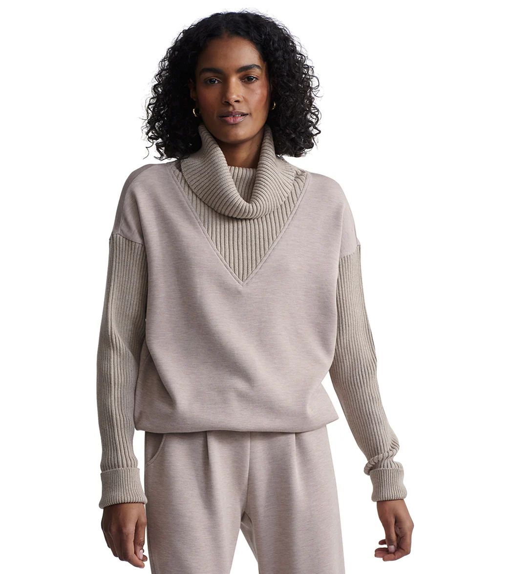Varley Hannah Cowl Neck Sweat - Image 7