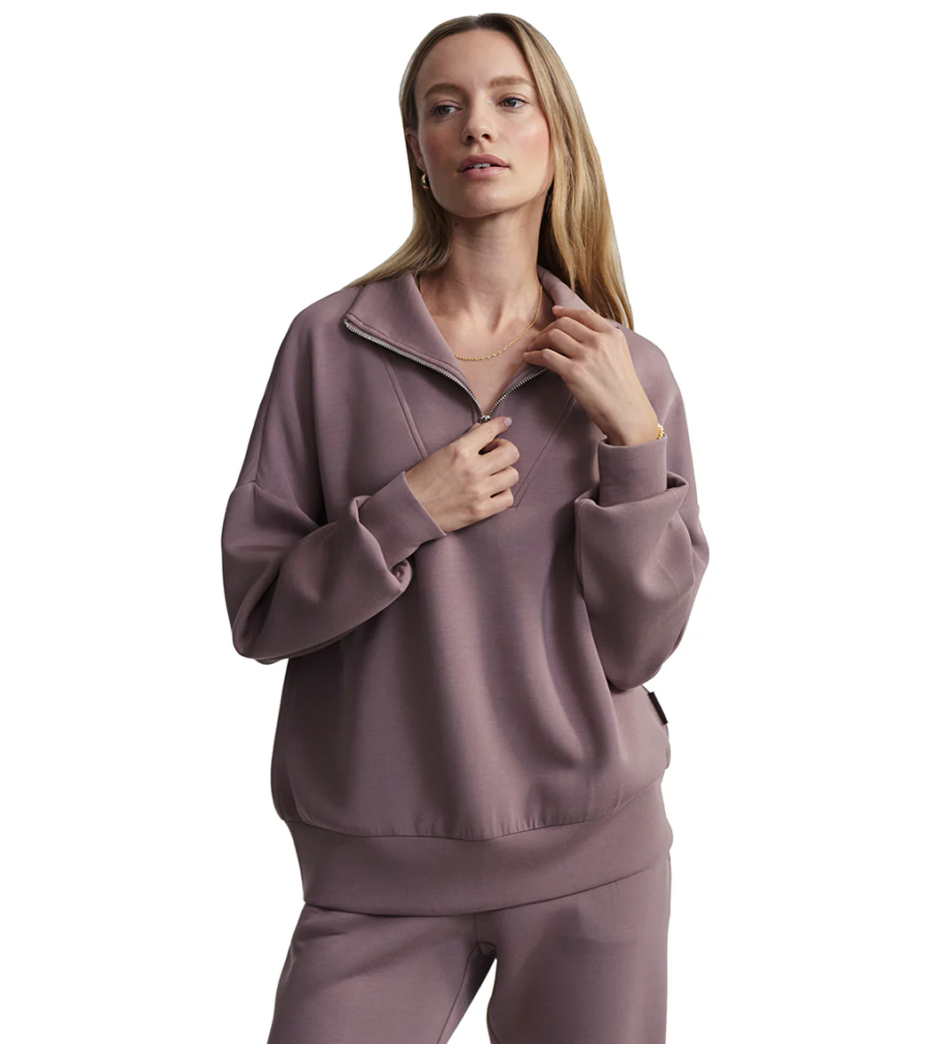 Varley Hawley Half Zip Sweatshirt - Image 71