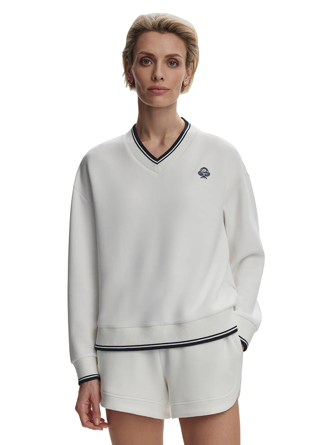 Varley Iona V-Neck Sweatshirt - Image 3