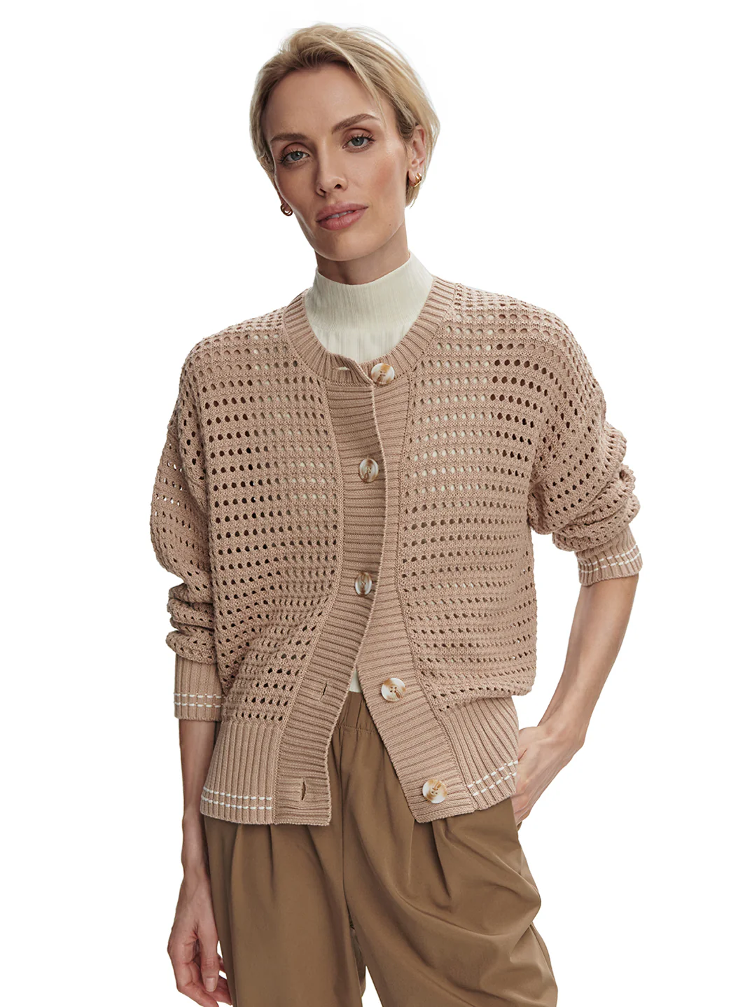 Varley Kris Relaxed Fit Knit Cardigan - Image 2