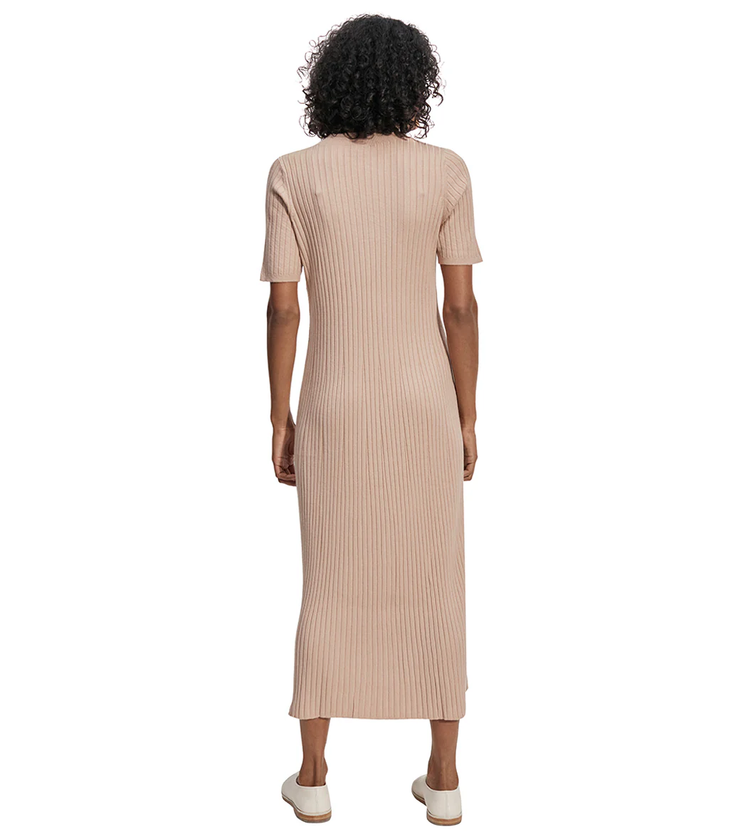 Varley Maeve Rib Knit Midi Dress - Image 3