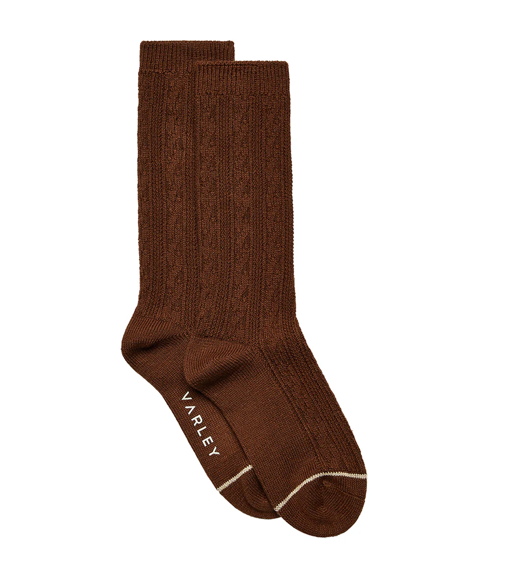 Varley Primrose Plush Cable Sock - Image 6