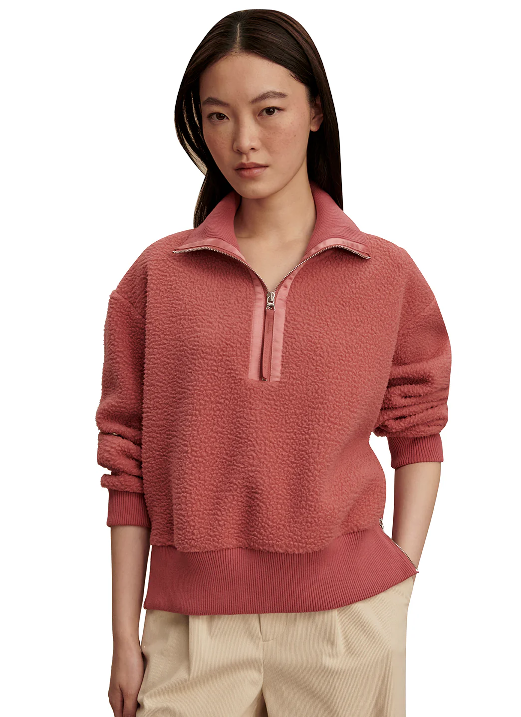 Varley Roselle Half Zip Fleece Pullover - Image 8