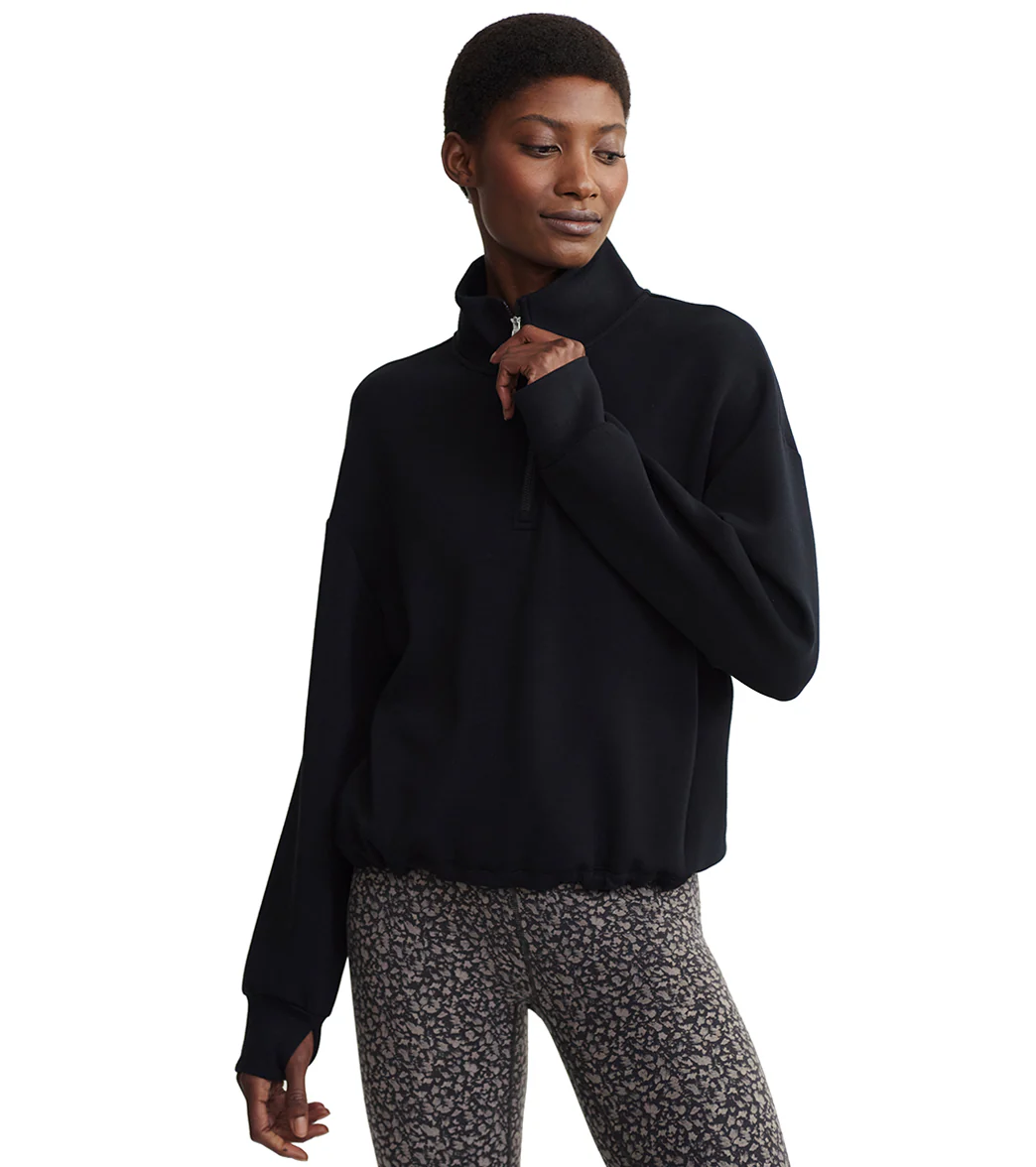 Varley Sian Cropped Half Zip Midlayer Pullover - Image 19