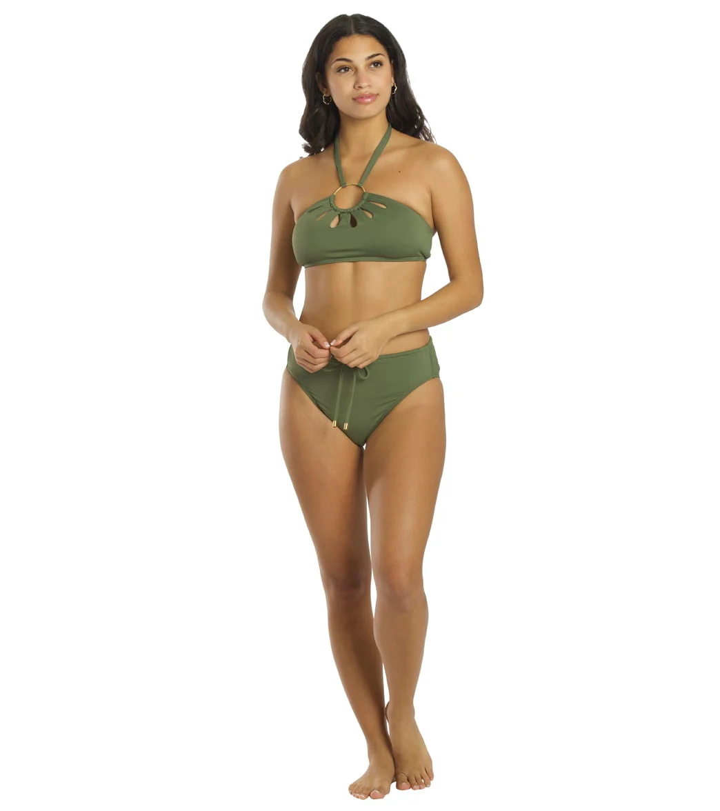 Vince Camuto Women's Serengeti Shades Drawstring High Waist Bikini Bottom - Image 4