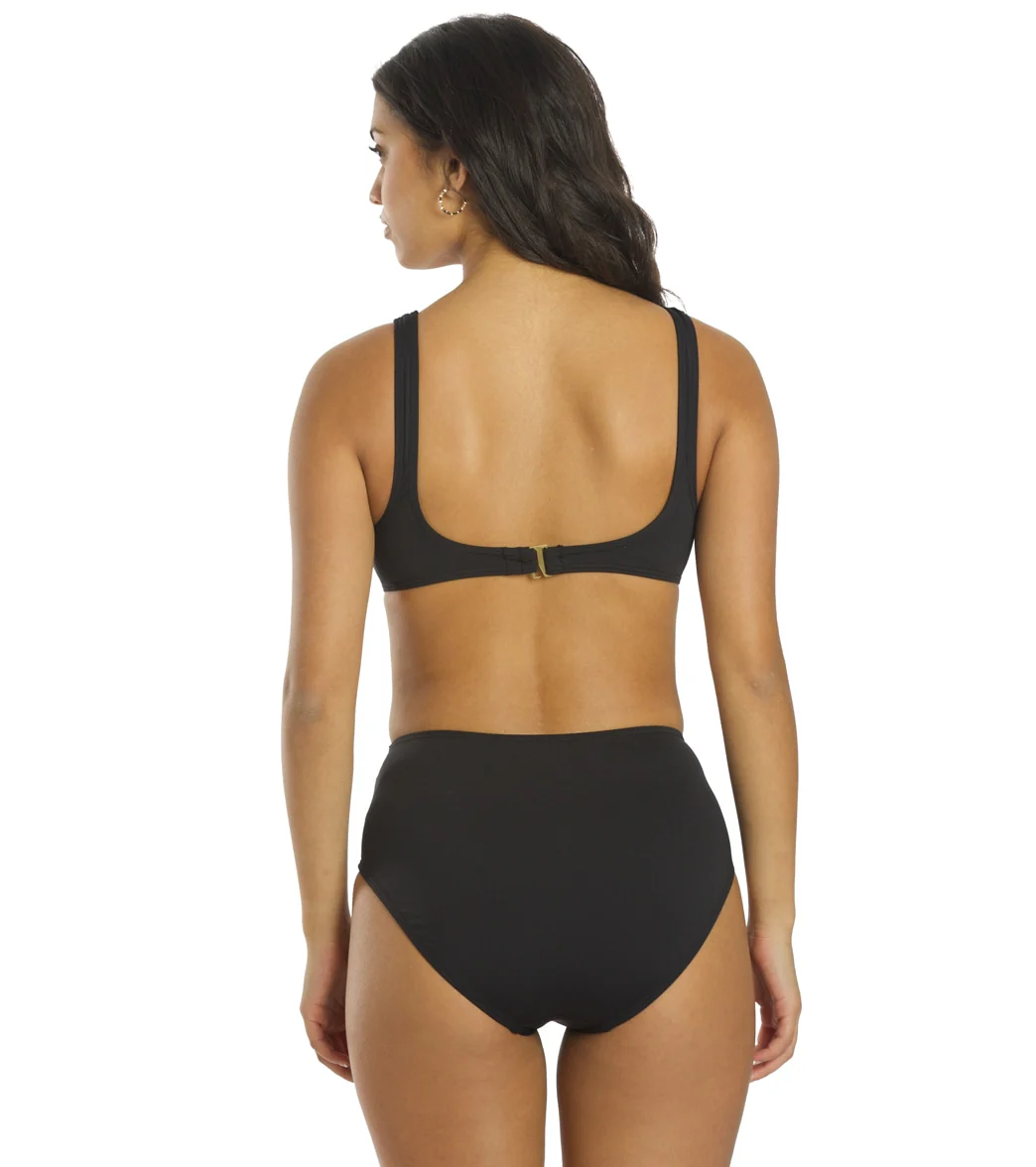 Vince Camuto Women's Serengeti Shades Logo Ring Cut Out Scoopneck One Piece Swimsuit - Image 14