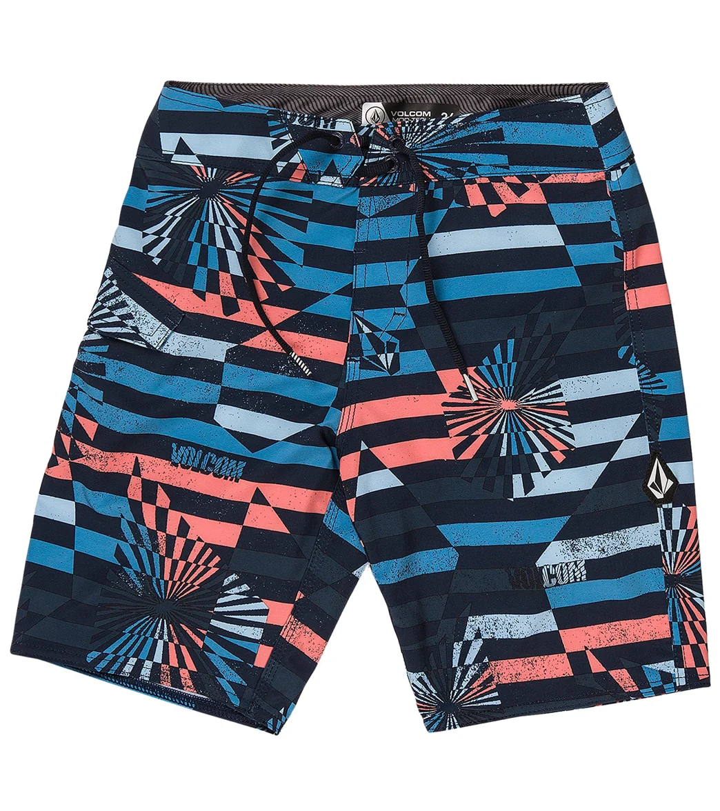 Volcom Boys' Mod Stone Stripe Board Shorts (Big Kid) - Image 16