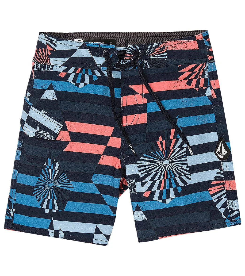Volcom Boys' Mod Stone Stripe Boardshorts (Toddler, Little Kid) - Image 11
