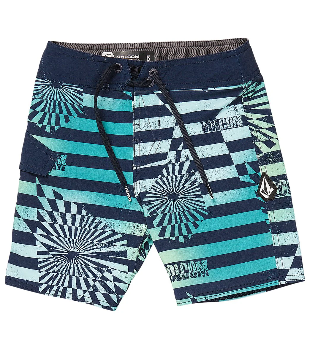 Volcom Boys' Mod Stone Stripe Boardshorts (Toddler, Little Kid) - Image 15