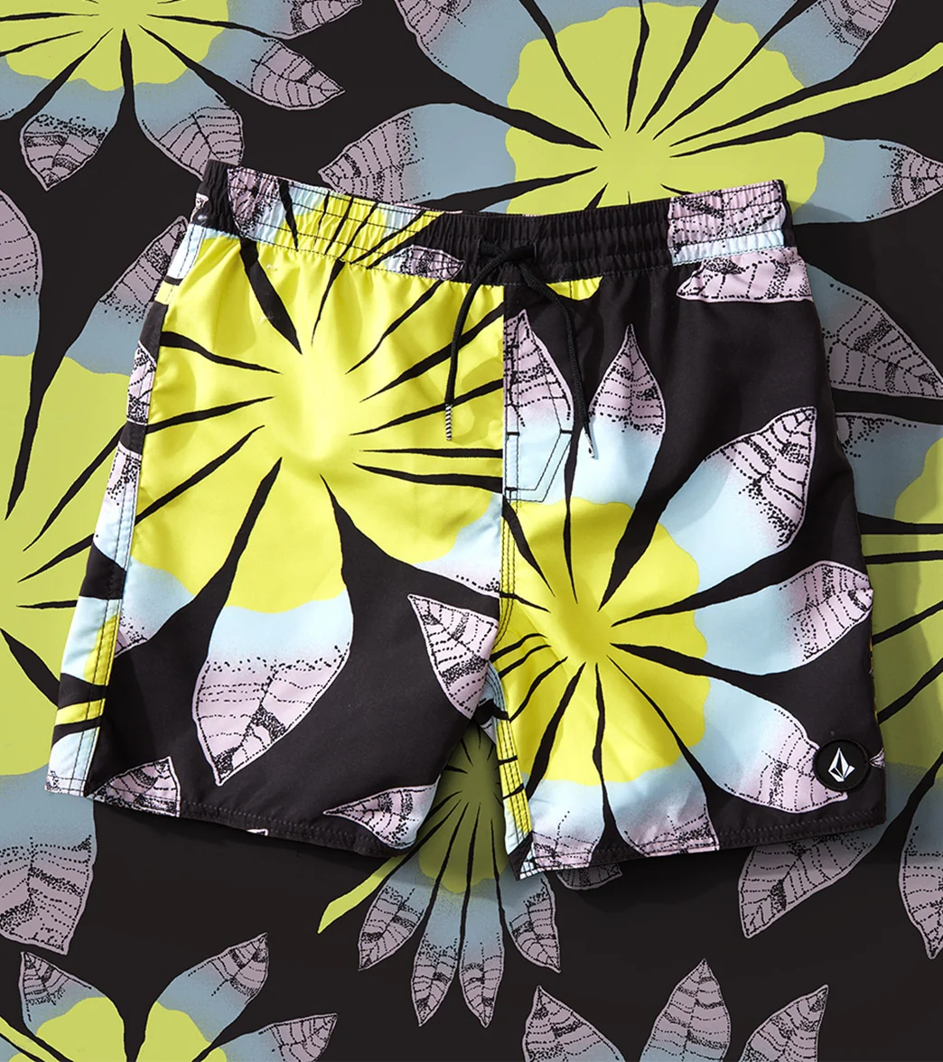 Volcom Boys' Poly Party Trunk Boardshort - Image 4