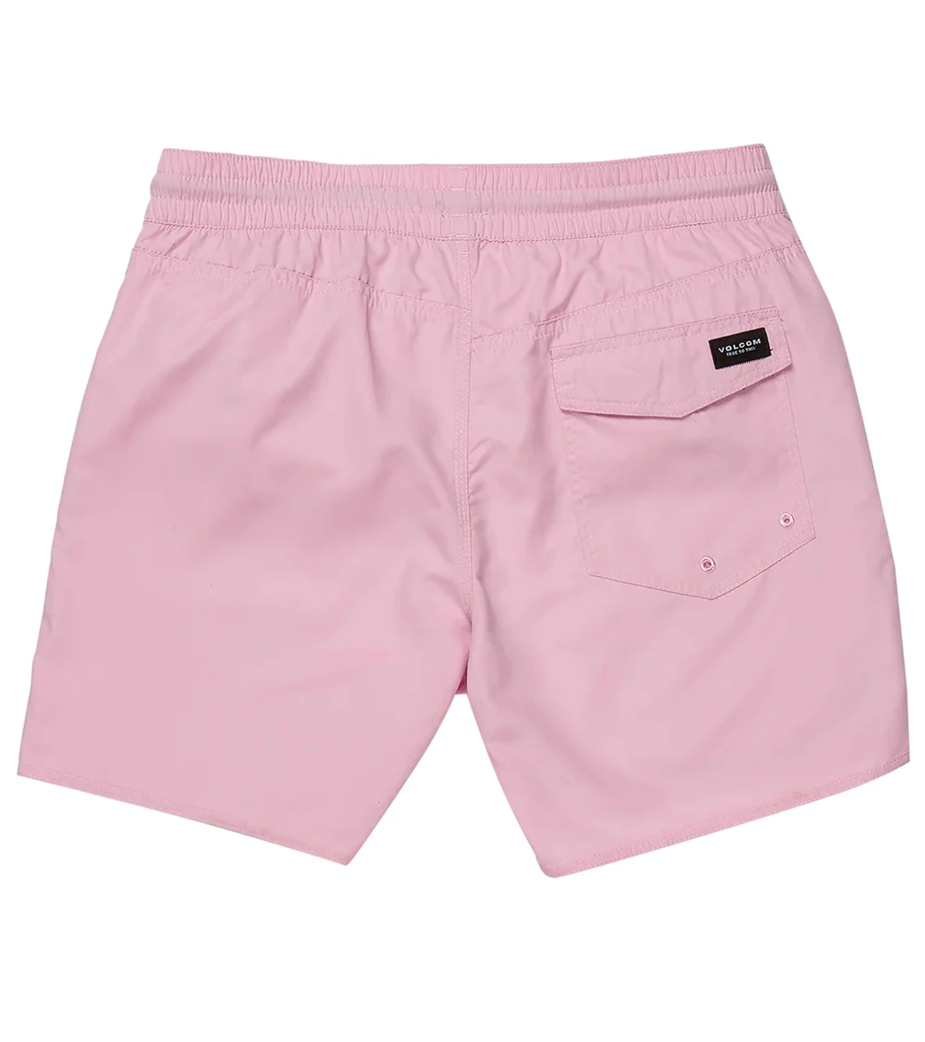 Volcom Men's 16" Lido Solid Swim Trunks - Image 7