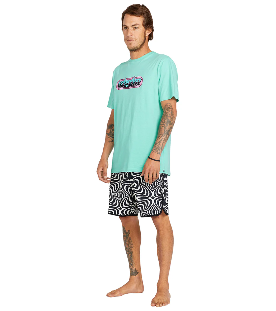 Volcom Men's 19" Lido Print Scallop Mod Board Shorts - Image 13