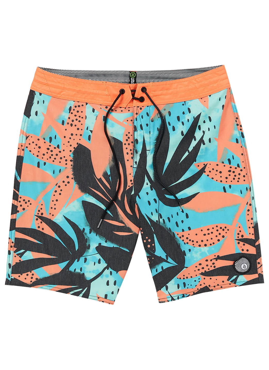 Volcom Men's 19" Waterside Floral Stoney Board Shorts - Image 7