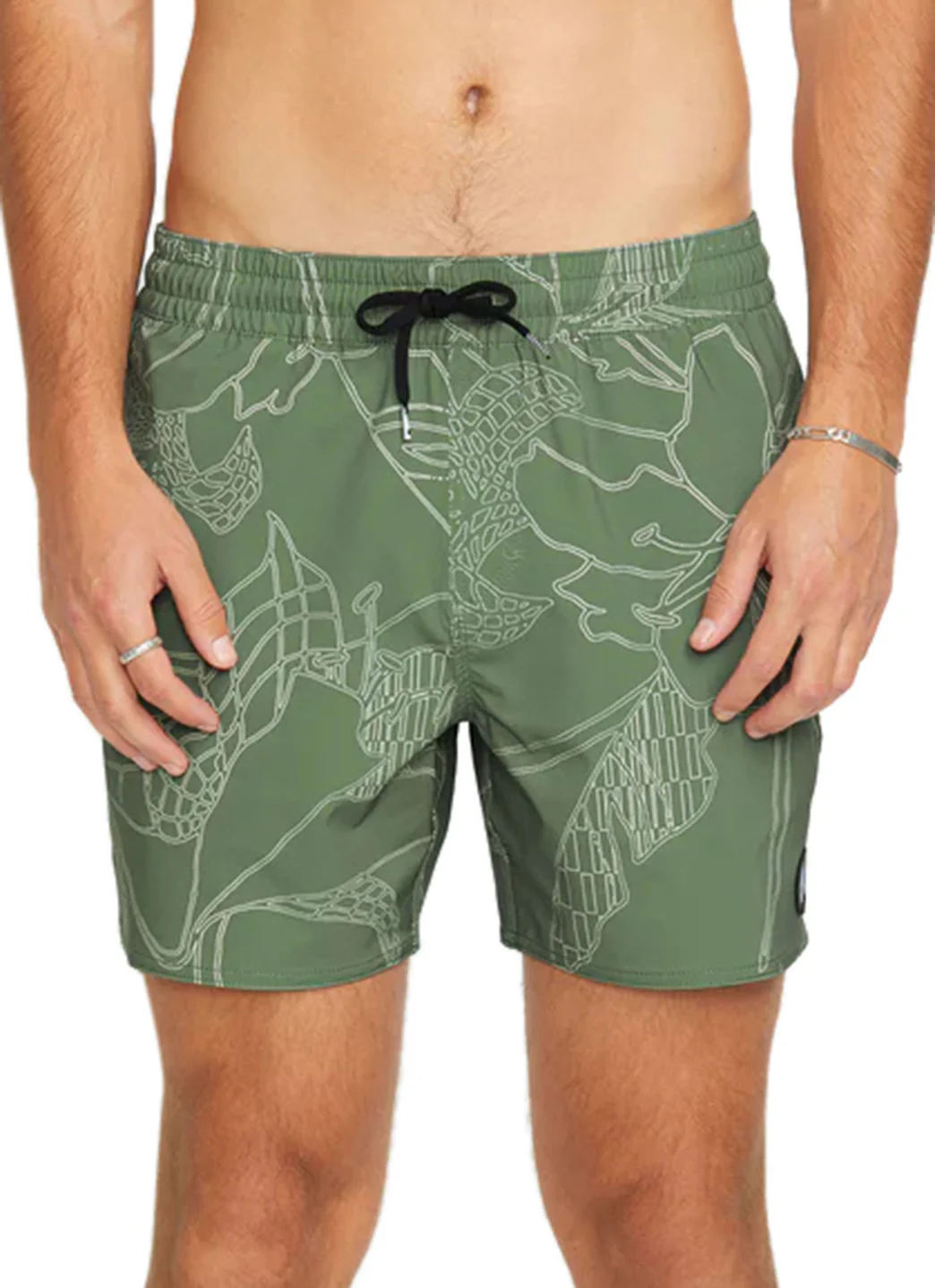 Volcom Men's Lido Print 16" Swim Trunks