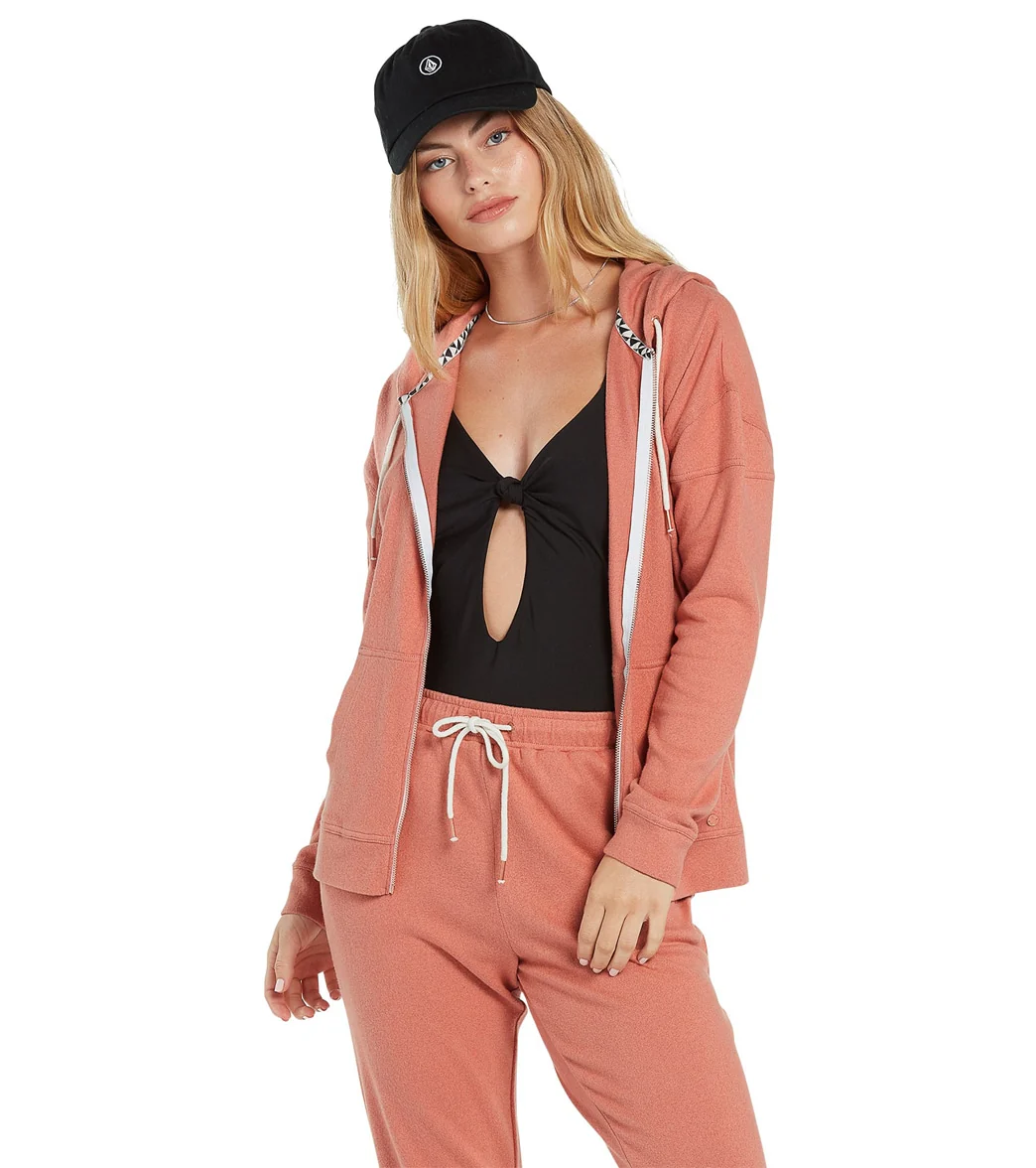 Volcom Women's Lil Zip Fleece - Image 8