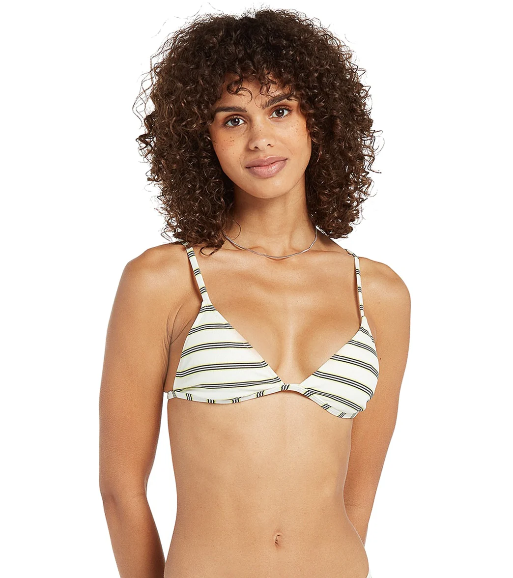 Volcom Women's Lining Up Triangle Bikini Top - Image 7