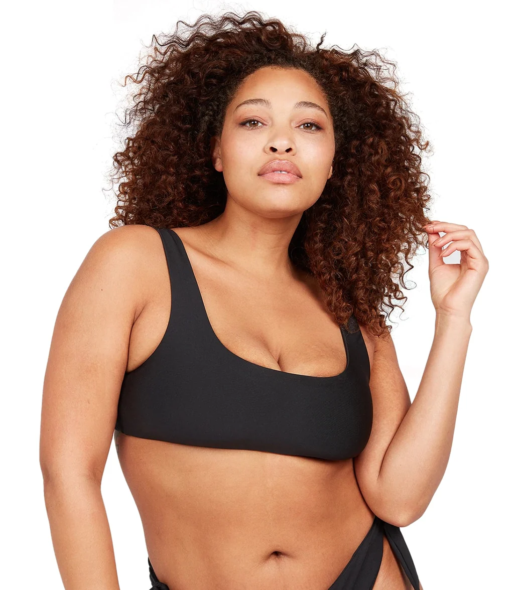 Volcom Women's Plus Size Simply Seamless Scoop Bikini Top - Image 7