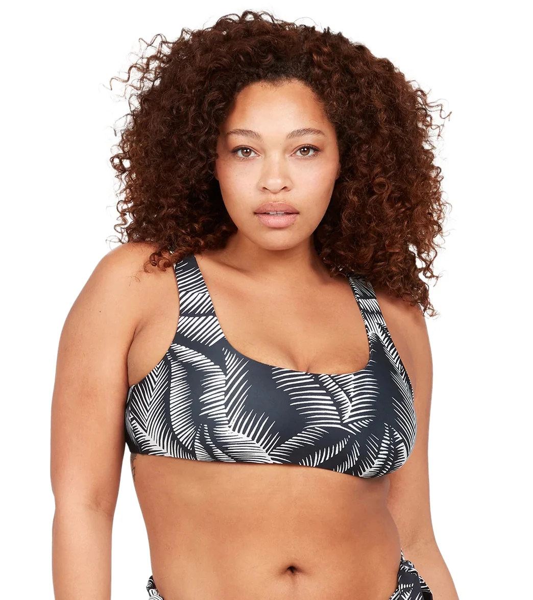 Volcom Women's Plus Size Stay Or Leaf Scoop Bikini Top - Image 9