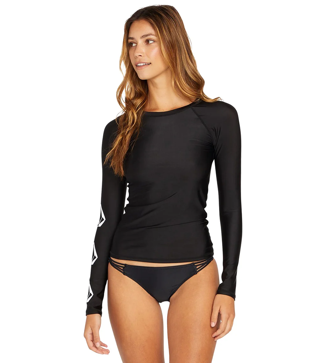 Volcom Women's Simply Core Long Sleeve UPF 50 Rash Guard - Image 12