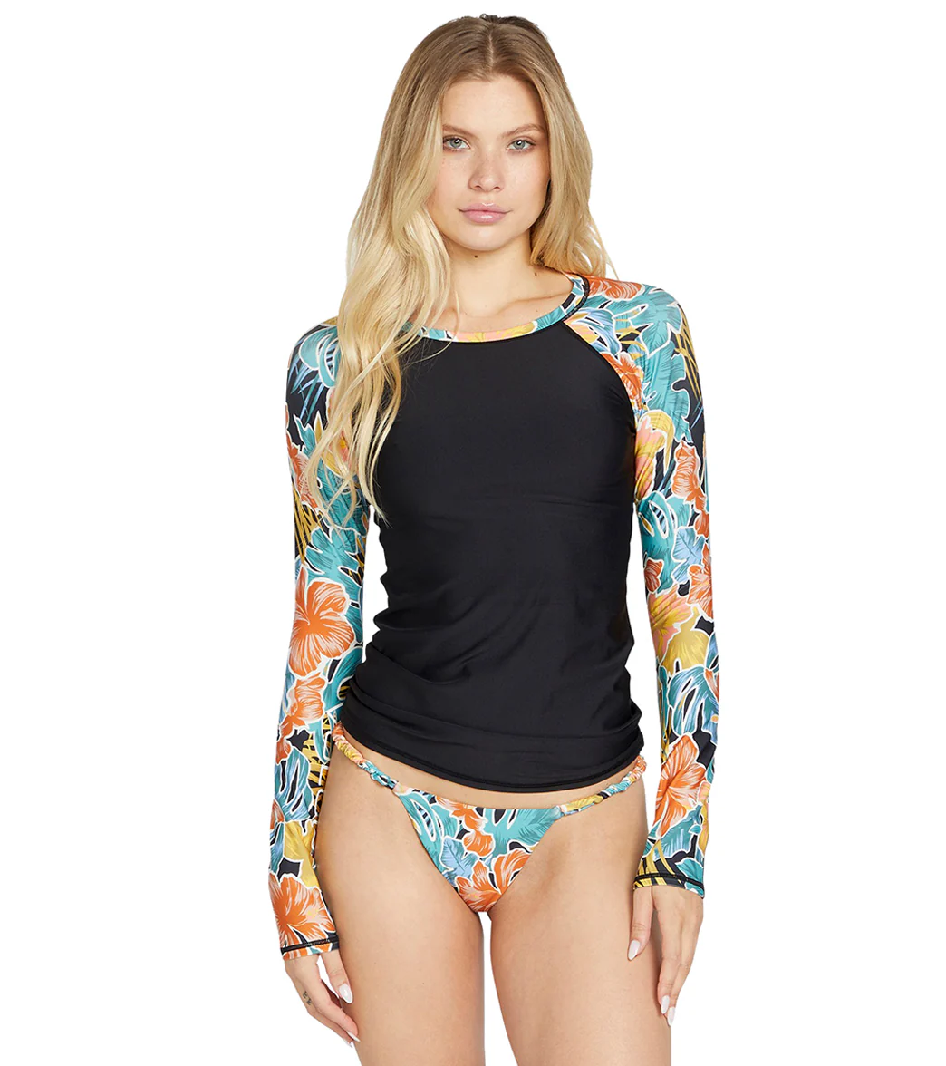 Volcom Women's Take It Easy Long Sleeve UPF 50 Rash Guard - Image 5