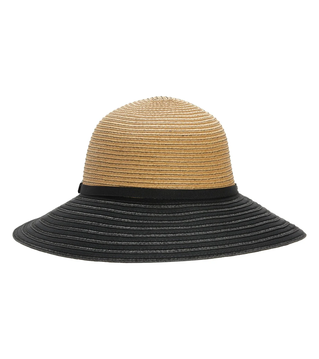 Wallaroo Women's Riviera Two Tone Paper Braid Hat - Image 2