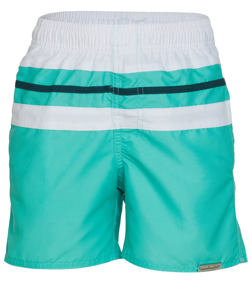 Wavebreaker Boys' Striped Swim Trunks (Little Kid, Big Kid)