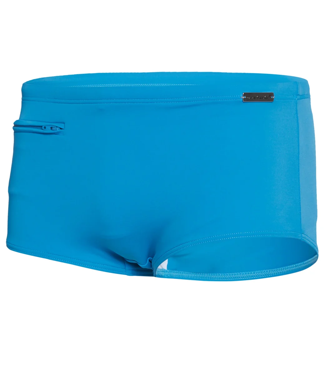 Wavebreaker Men's Badehose Solid Square Leg Swim Short
