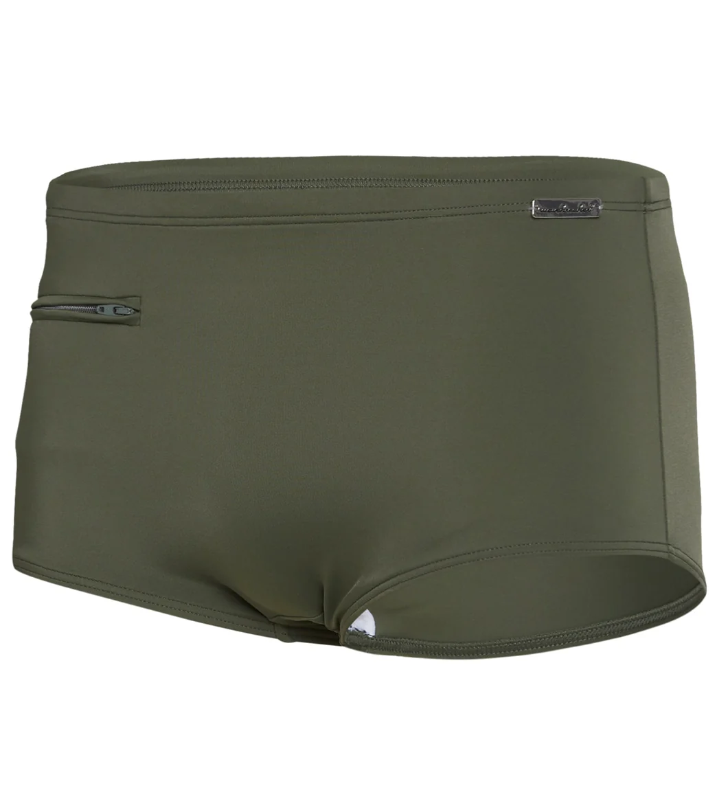 Wavebreaker Men's Badehose Solid Square Leg Swim Short - Image 5