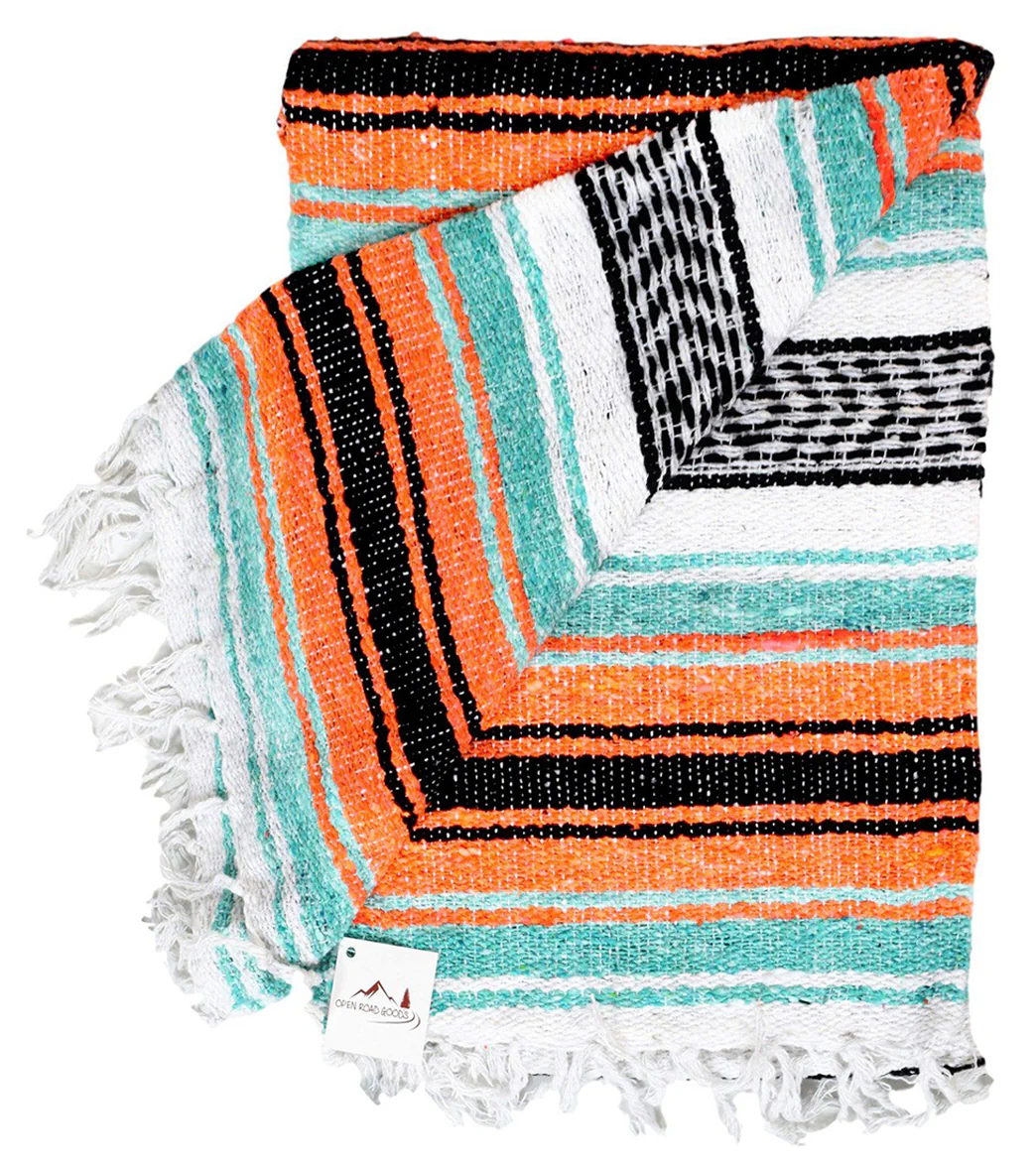 West Path Economy Falsa Mexican Yoga Blanket - Image 29
