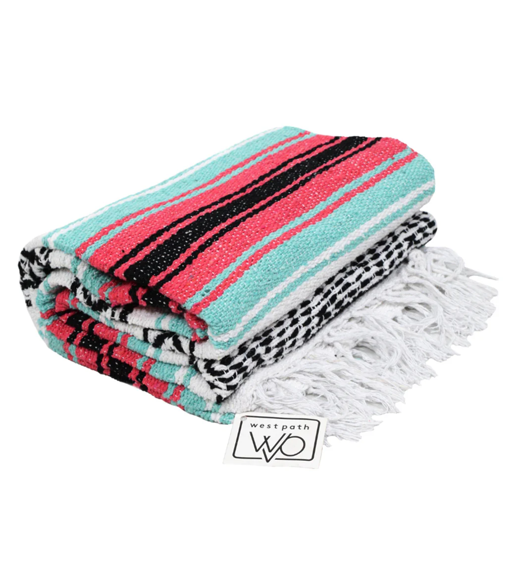 West Path Economy Falsa Mexican Yoga Blanket - Image 31