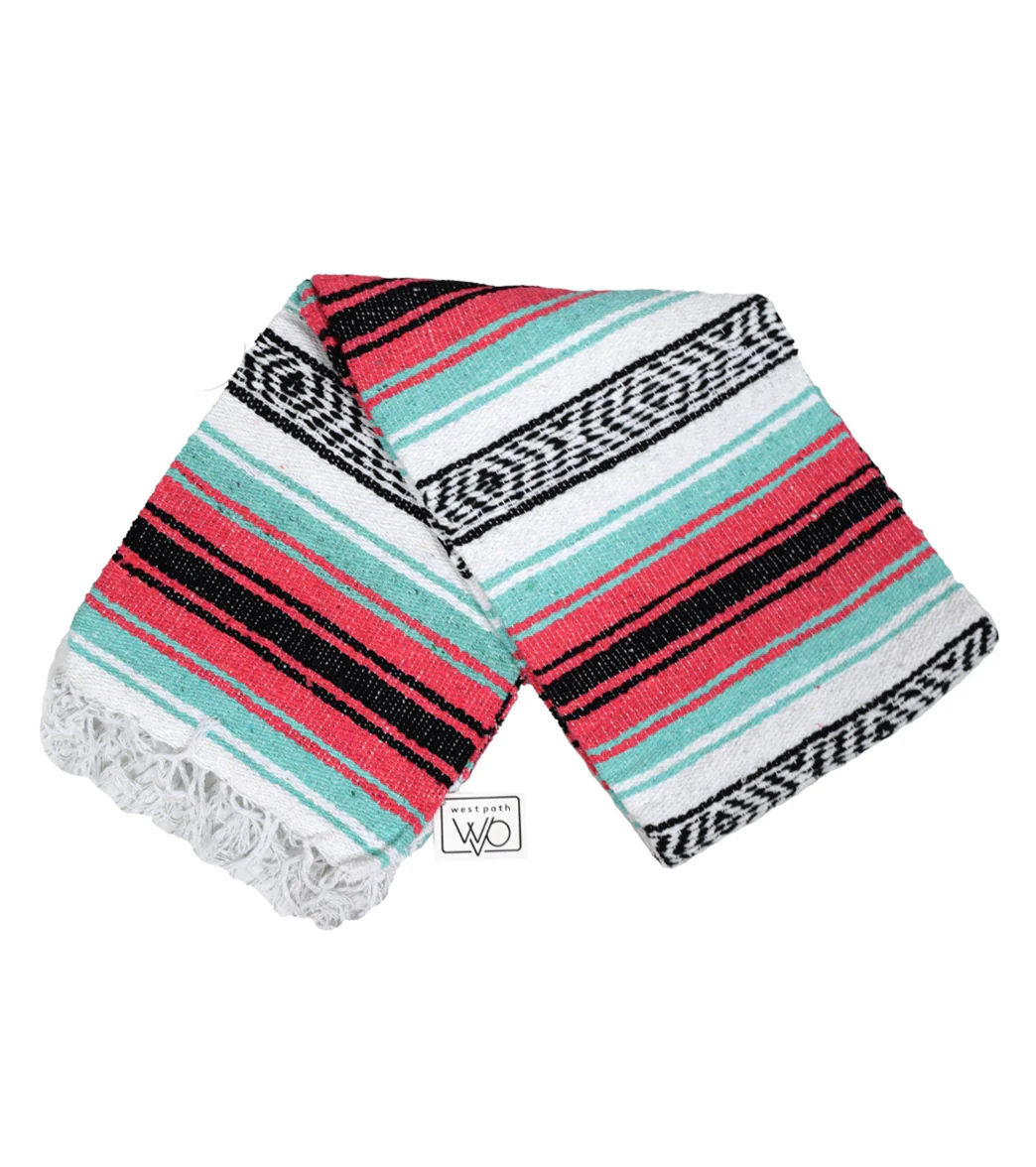 West Path Economy Falsa Mexican Yoga Blanket - Image 32
