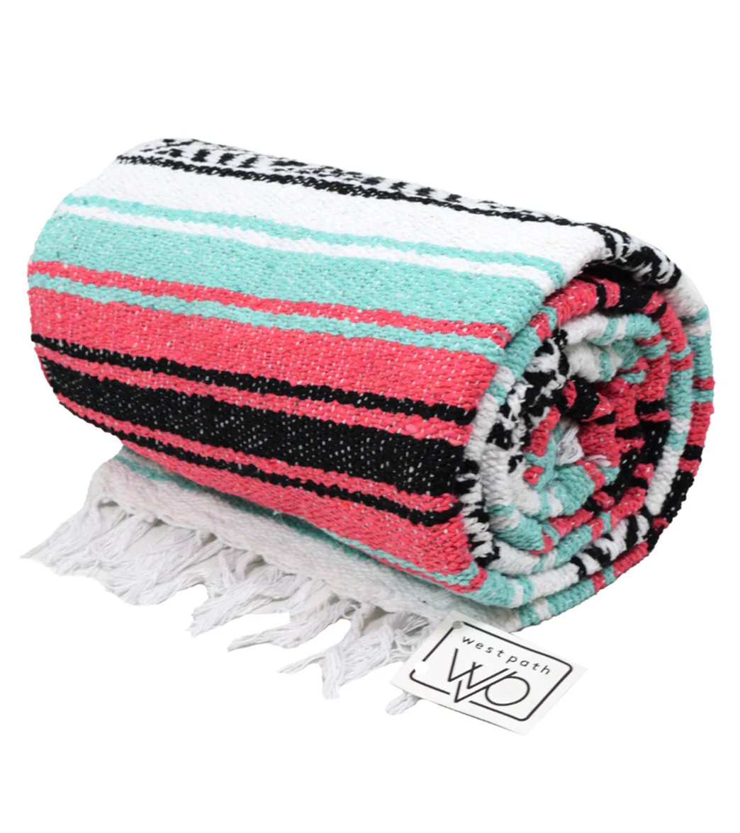 West Path Economy Falsa Mexican Yoga Blanket - Image 33