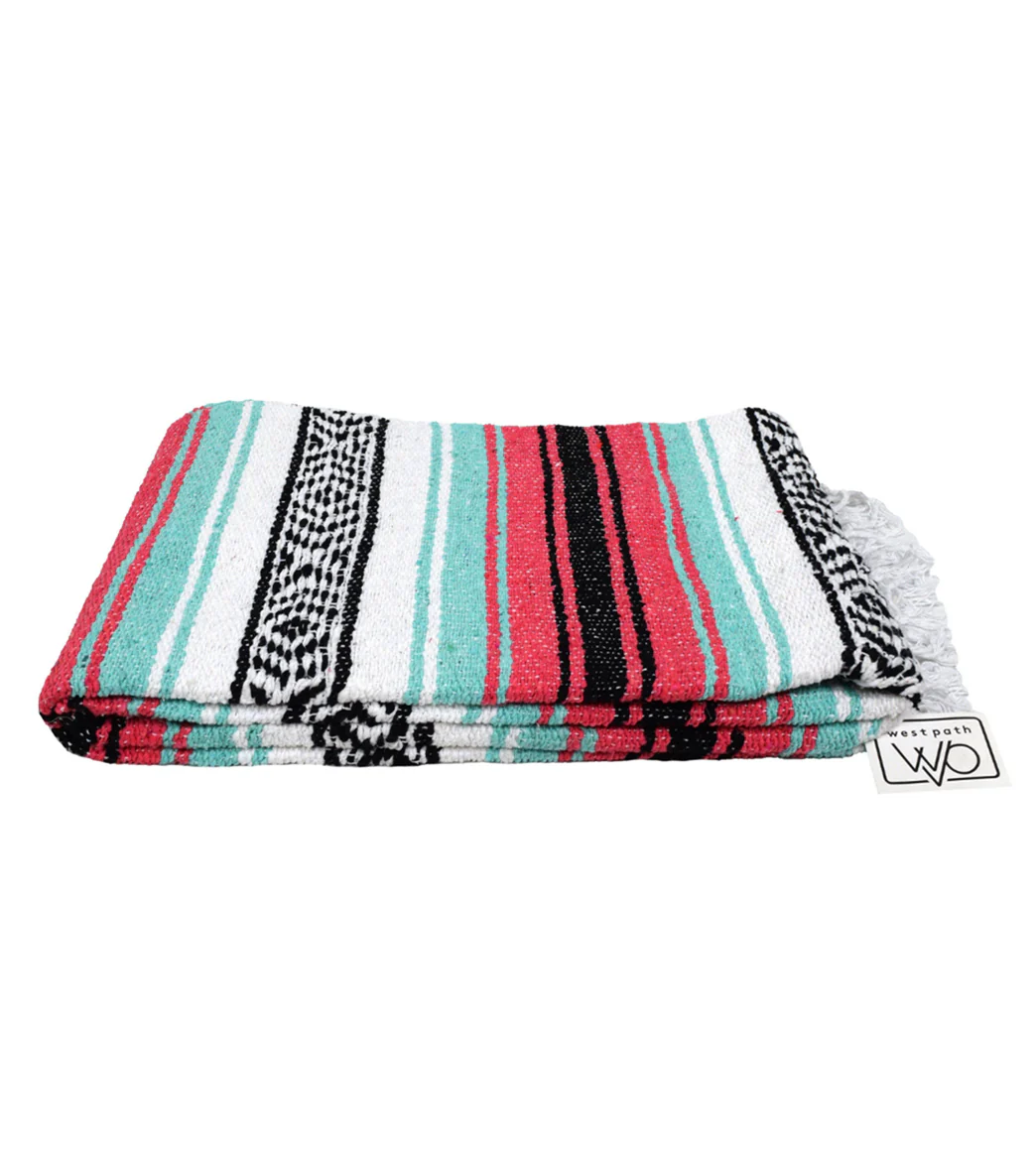 West Path Economy Falsa Mexican Yoga Blanket - Image 34