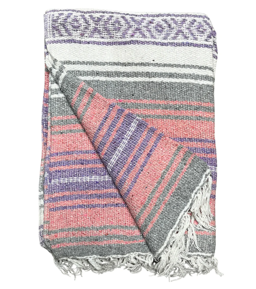 West Path Economy Falsa Mexican Yoga Blanket - Image 43