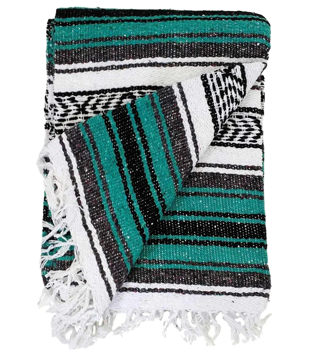West Path Economy Falsa Mexican Yoga Blanket - Image 49