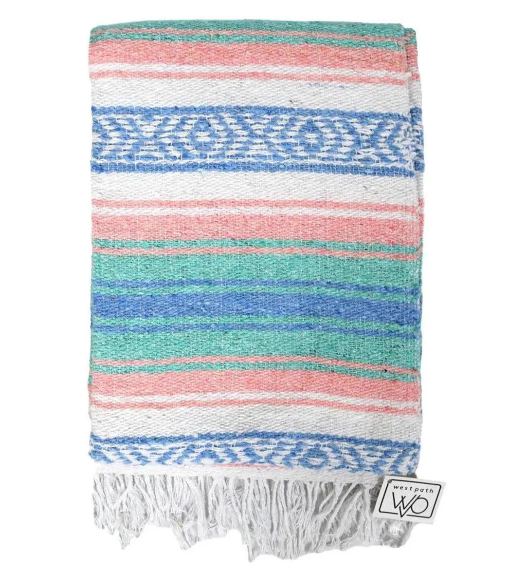 West Path Economy Falsa Mexican Yoga Blanket - Image 56