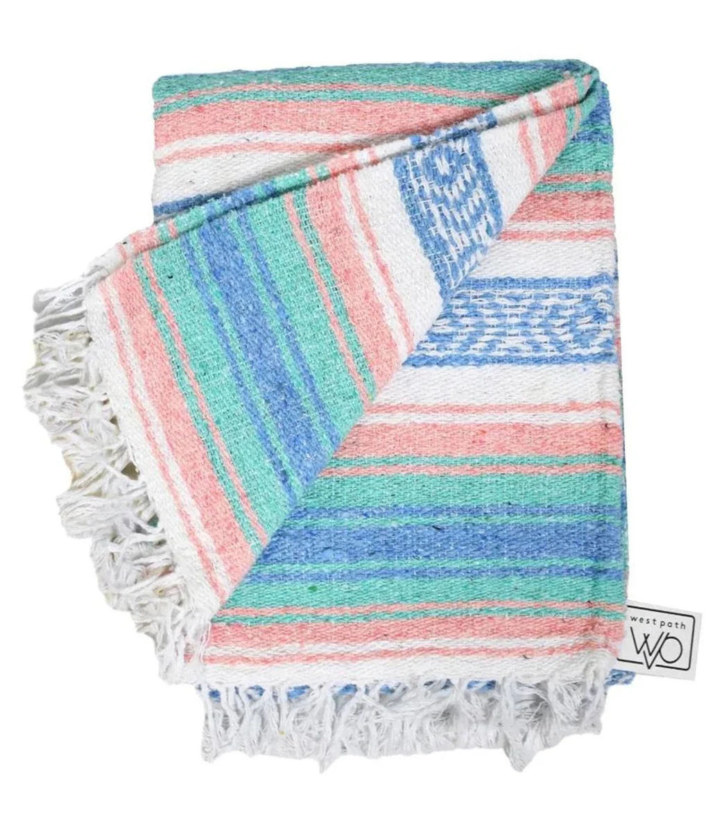 West Path Economy Falsa Mexican Yoga Blanket - Image 59