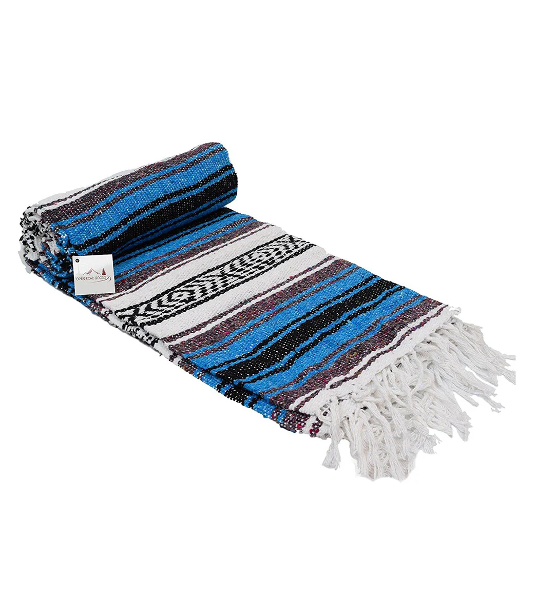 West Path Economy Falsa Mexican Yoga Blanket - Image 65