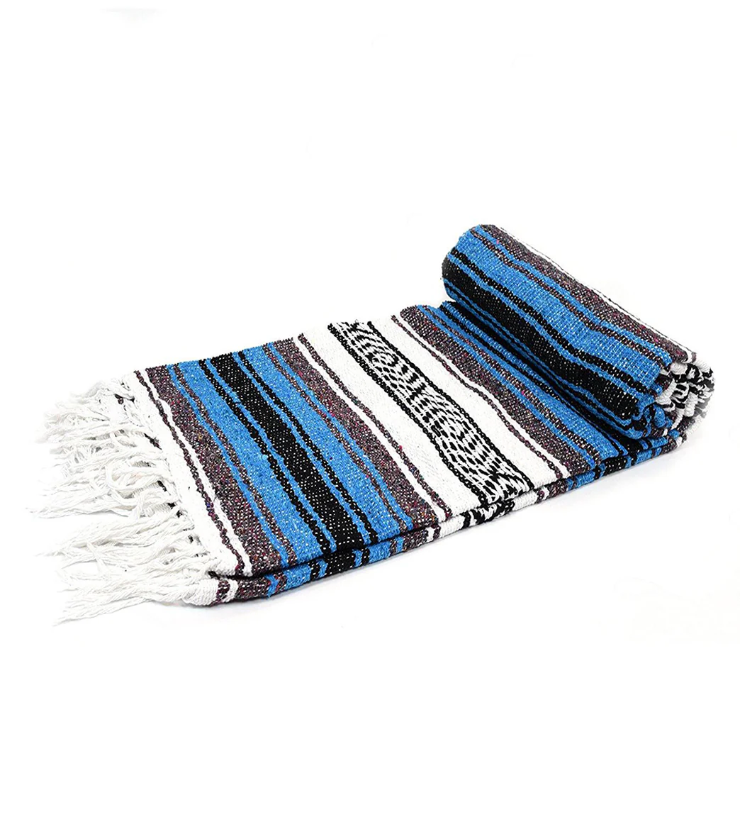 West Path Economy Falsa Mexican Yoga Blanket - Image 68