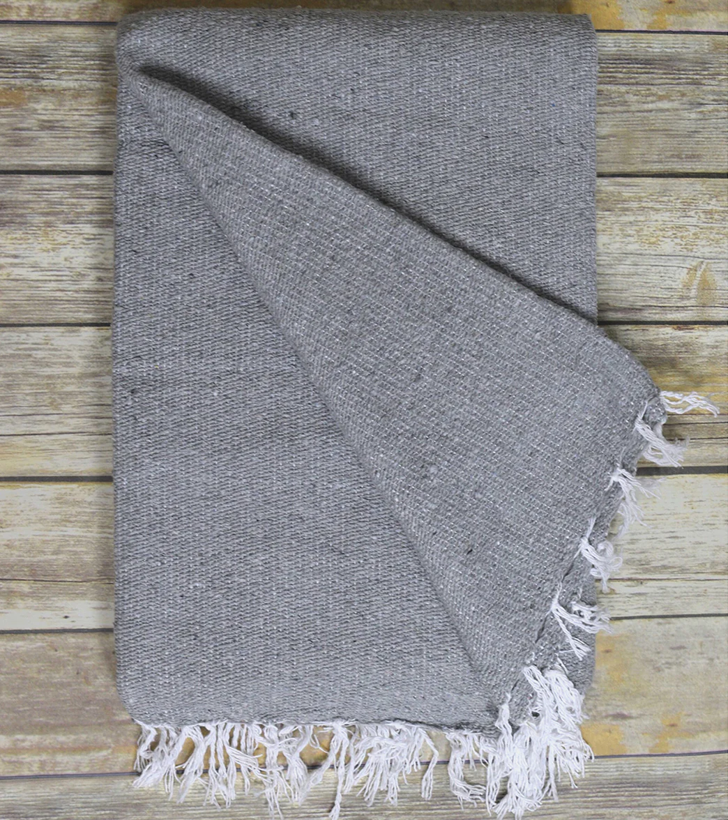 West Path Solid Color Mexican Yoga Blanket - Image 31